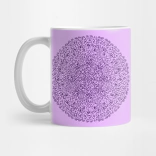 Purple Gradient Mandala Mug